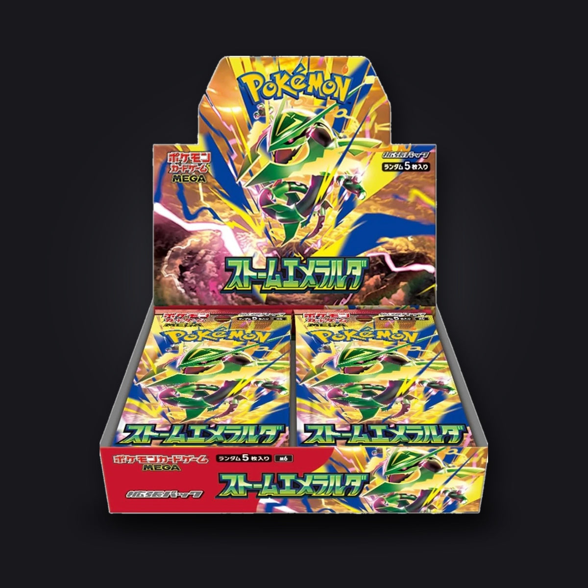 Pokemon Storm Emeralda Display (M6) - Japanisch