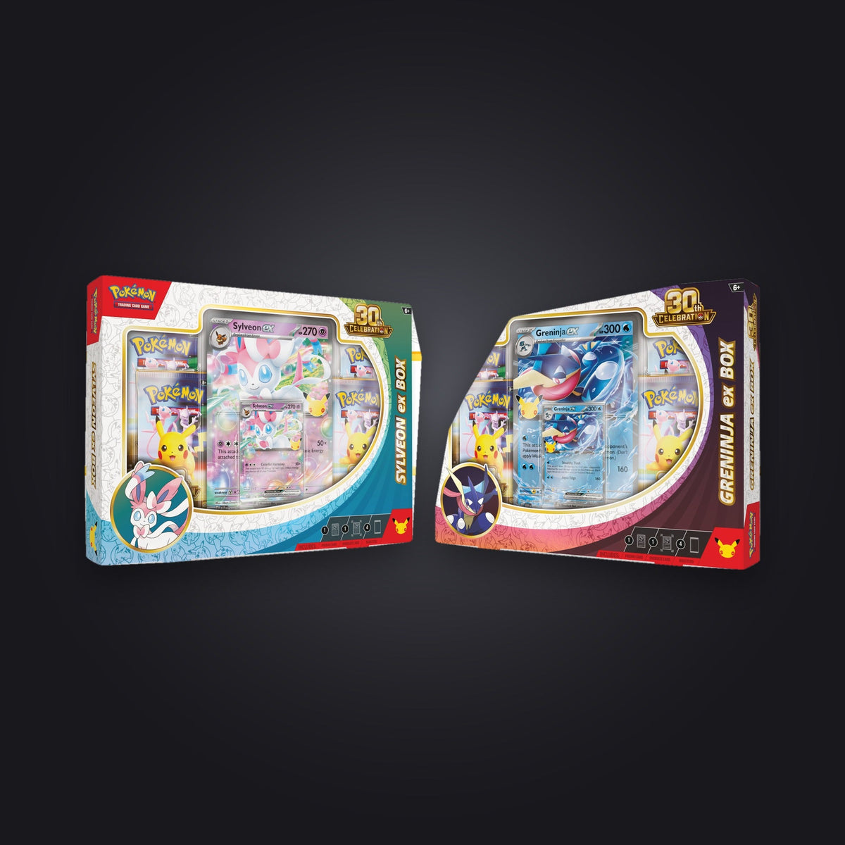 Pokémon 30th Celebration – Pokémon ex Box Sylveon / Greninja (Englisch)