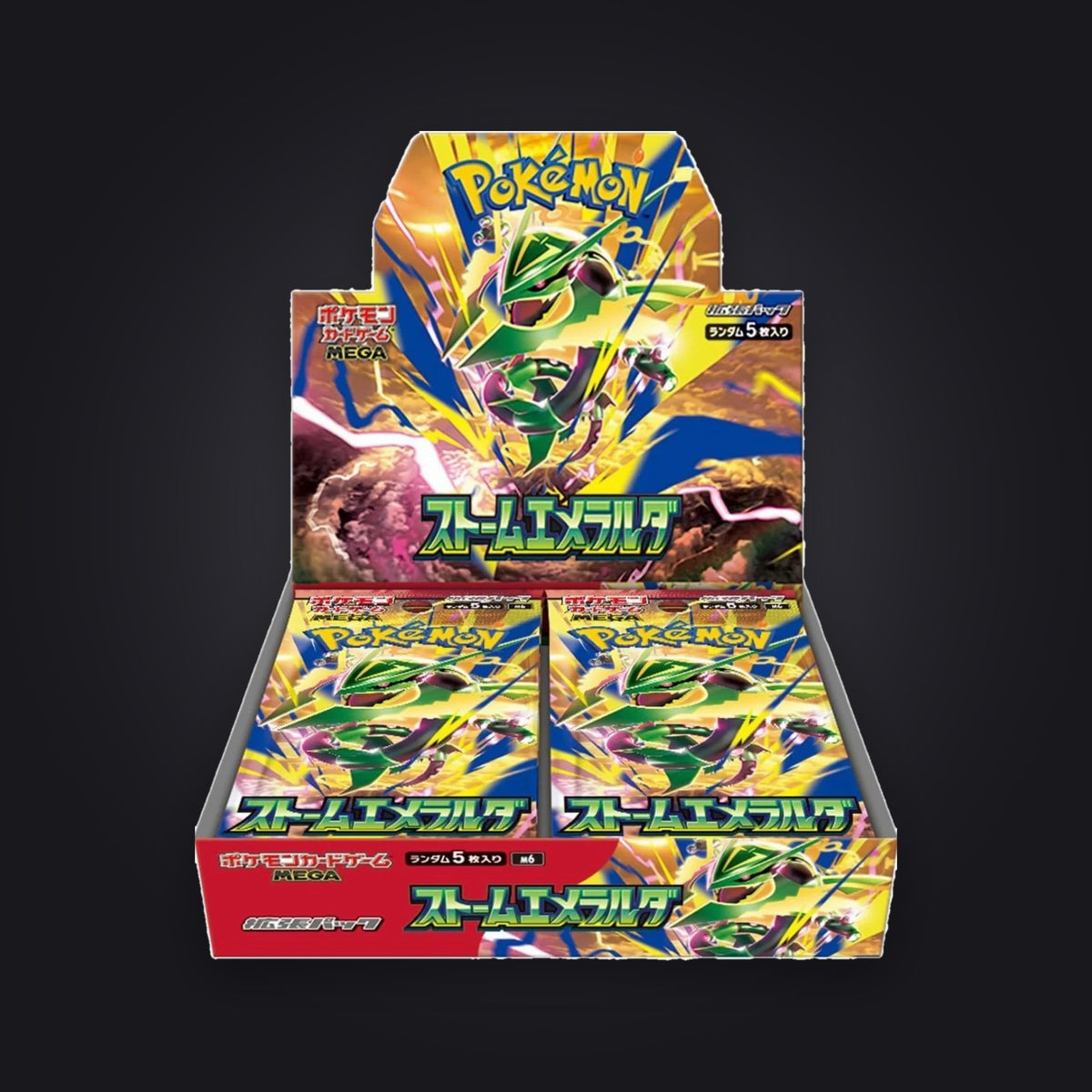 Pokemon Storm Emeralda Display (M6) - Japanisch
