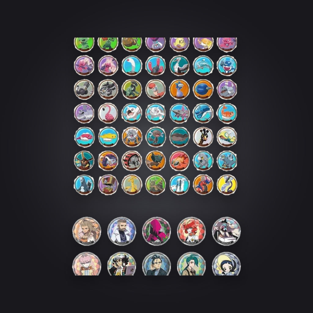 Pokemon Paldea 2.0 Magnet Coin Set (CHN)
