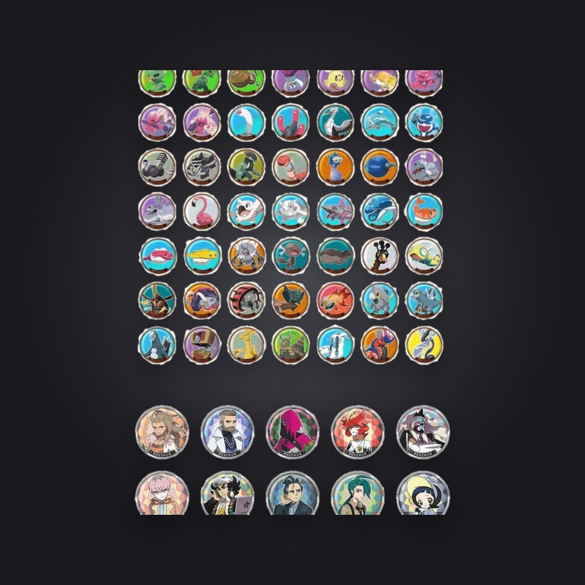 Pokemon Paldea 2.0 Magnet Coin Set (CHN)