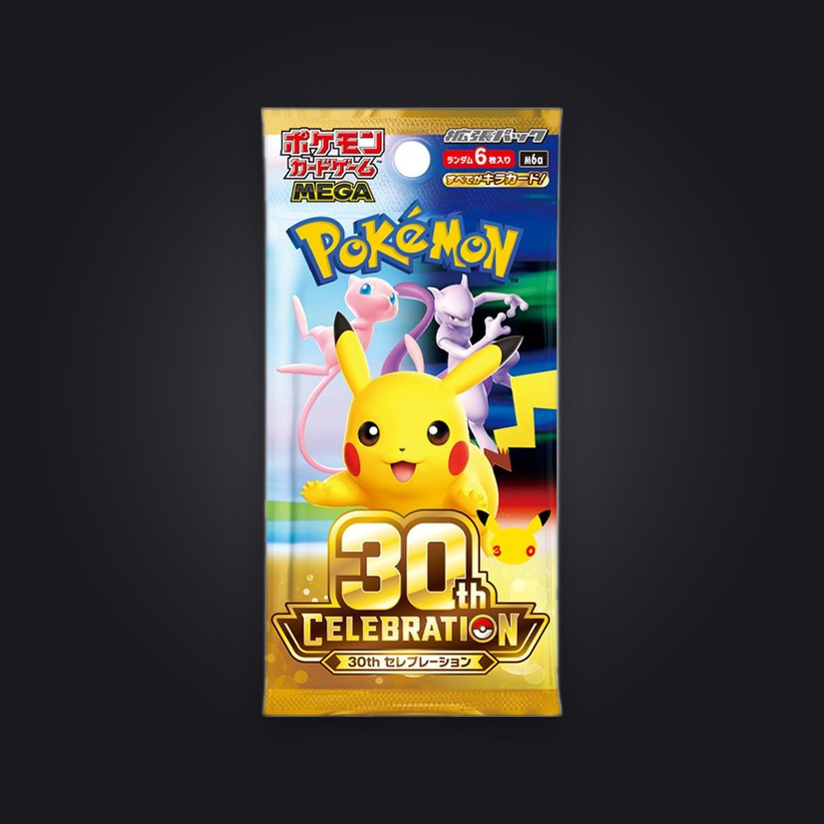 1x Pokémon 30th CELEBRATION – Booster (M6a) Japanisch