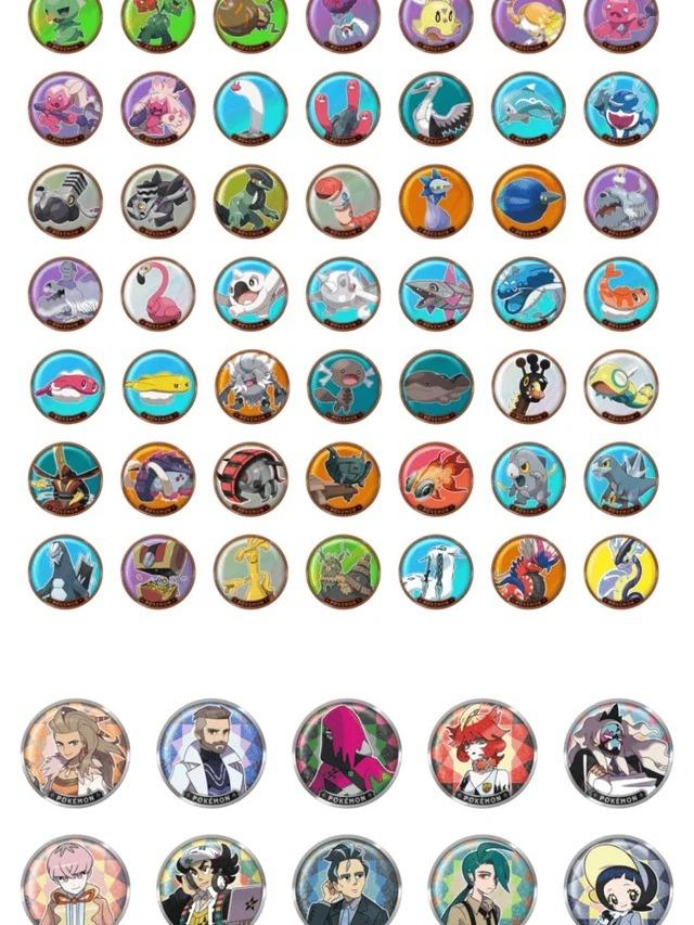 Pokemon Paldea 2.0 Magnet Coin Set (CHN)